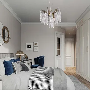 Подвесная люстра Arte Milano Веточка 230110.360.3.E14.H FB