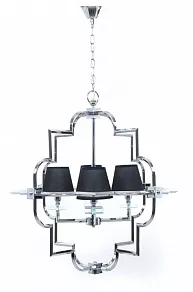 Подвесная люстра LUMINA DECO Baltimore LDP 8020-4 CHR+BK