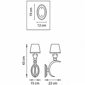 Бра Lightstar Antique 783611