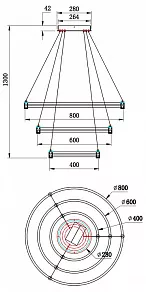 Подвесной светильник Stilfort Tooring 4006/02/03P