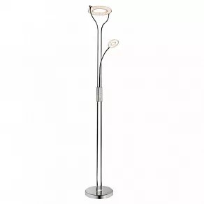 Торшер с подсветкой Arte Lamp Duetto led A5904PN-2BC