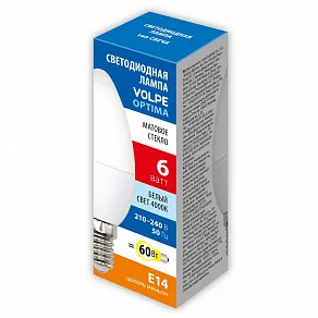 Лампа светодиодная Volpe  E14 6Вт 4000K UL-00008795