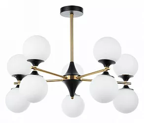 Люстра на штанге Arte Lamp Mimosa A3649PL-10PB