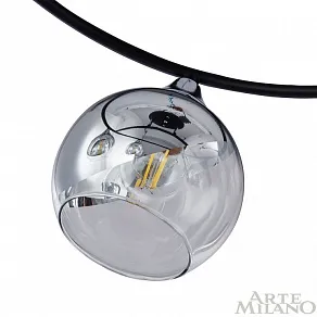 Потолочная люстра Arte Milano AMALFI-322403 322403/5 BK+CR