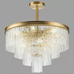 Люстра на штанге Belfast Harland 6308-6 BR CL