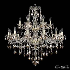 Подвесная люстра Bohemia Ivele Crystal 1415 1415/12+6/360/2d G K721