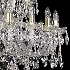 Подвесная люстра Bohemia Ivele Crystal 1411 1411/24+12/460/G