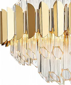 Подвесная люстра Natali Kovaltseva Rivera RIVERA 81443/8C GOLD