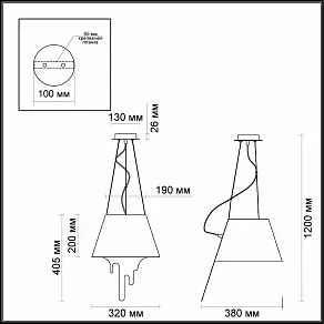 Подвесной светильник Odeon Light Maestro 3979/1