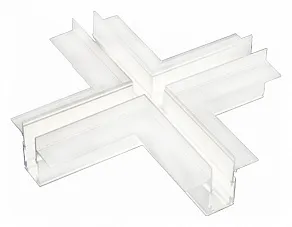 Соединитель X-образный для треков встраиваемых iLedex Technical VISION48/22 X-TYPE CONNECT 4822-022-44/44-WH