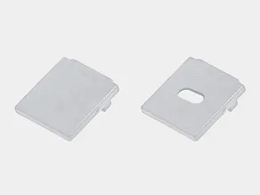 Заглушка для профиля Lumker  LS-12-SI-ECS