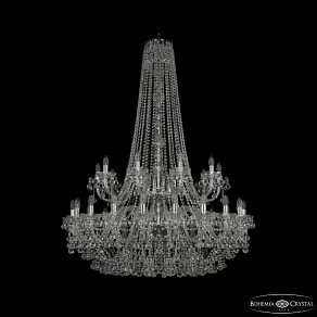 Подвесная люстра Bohemia Ivele Crystal 1409 1409/20+10/400/h-152/2d Ni
