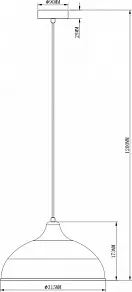 Подвесной светильник Moderli Sega V2760-1P