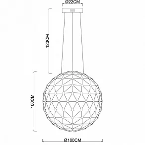 Подвесной светильник Divinare Cristallino 1610/02 SP-140