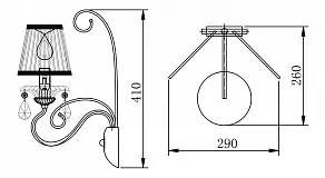 Бра Maytoni Uventa ARM257-01-G