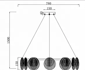 Подвесная люстра Stilfort Relux 4008/02/10P