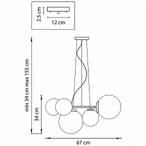 Подвесная люстра Lightstar Globo 815051
