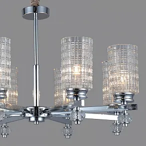 Подвесная люстра ILLUMICO  IL8678-8P-20 CR