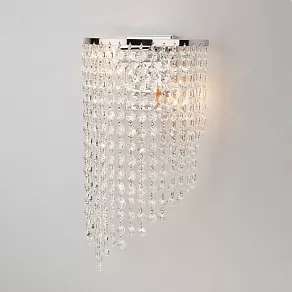 Бра Eurosvet Cinila 3102/2 хром/прозрачный хрусталь Strotskis