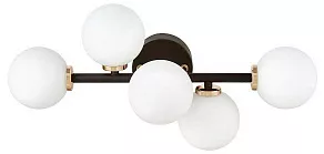Бра LUMINA DECO Marsiada LDW 6033-5 BK+F.GD