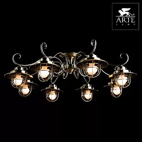 Потолочная люстра Arte Lamp Lanterna A4579PL-8AB