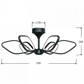 Люстра на штанге Favourite Borges 2563-6U