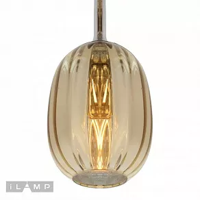 Подвесной светильник iLamp Drop A1541/200/F3 CR+GD