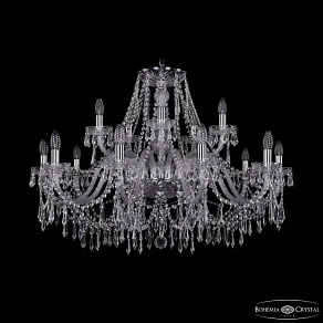Подвесная люстра Bohemia Ivele Crystal 1403 1403/10+5/360 Ni