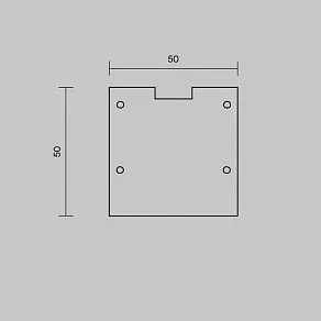Заглушка для профиля Maytoni  642046