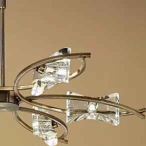 Люстра на штанге Mantra Krom Cuero 0864