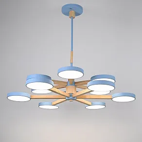 Люстра на штанге Imperiumloft TURNA Blue TURNA-DBL01