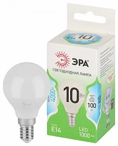 Лампа светодиодная Эра Green Line E14 10Вт 4000K LED P45-10W-840-E14 GL