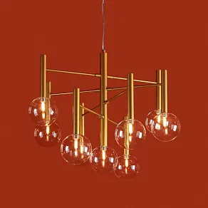 Люстра на штанге Freya Luce FR5584CL-L45G