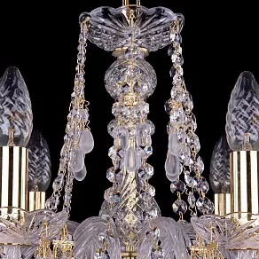 Подвесная люстра Bohemia Ivele Crystal 1410 1410/6/160/G/V0300