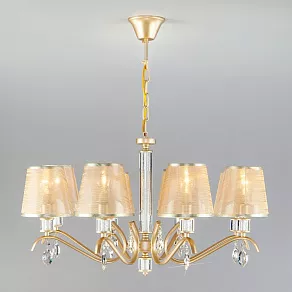 Подвесная люстра Eurosvet Alcamo 60103/8 перламутровое золото