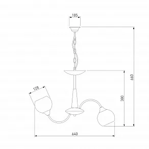Подвесная люстра Eurosvet Nola 60071/8 античная бронза