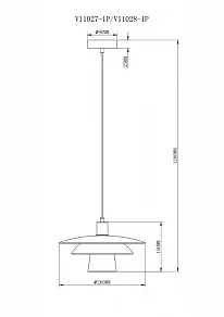 Подвесной светильник Moderli Sydney V11027-1P