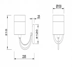 Бра Freya Taisia FR5683WL-01CH