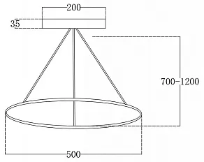 Подвесной светильник Escada Euler 10228/1LED