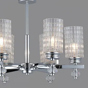 Подвесная люстра ILLUMICO  IL8678-6P-20 CR