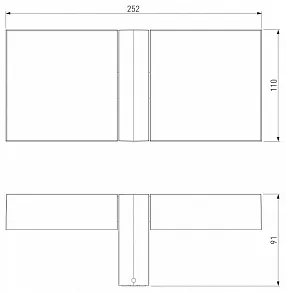 Накладной светильник Elektrostandard Twin 35170/D