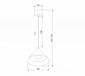 Подвесной светильник Elektrostandard Conus a069334