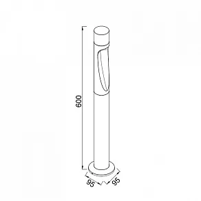 Наземный низкий светильник Mantra ARAN 9285