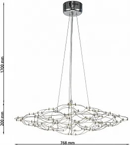 Подвесная люстра Favourite Thinner 4305-8P