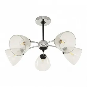 Люстра на штанге Arte Milano Napoli-329007 329007/5 CR.BK