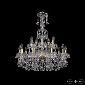 Подвесная люстра Bohemia Ivele Crystal 1409 1409/10+5/240/XL-77 G