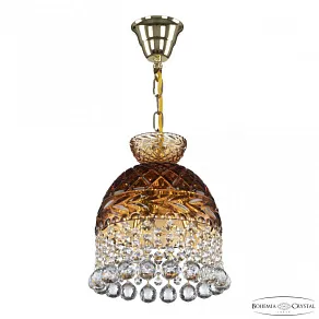 Подвесная люстра Bohemia Ivele Crystal 5478 5478/22 G Amber/M-1F Balls