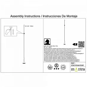 Подвесной светильник Mantra Andromeda 9345