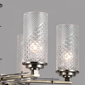 Подвесная люстра ILLUMICO  IL8682-6P-10 BR