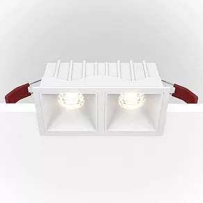 Встраиваемый светильник Maytoni Alfa DL043-02-10W3K-D-SQ-W